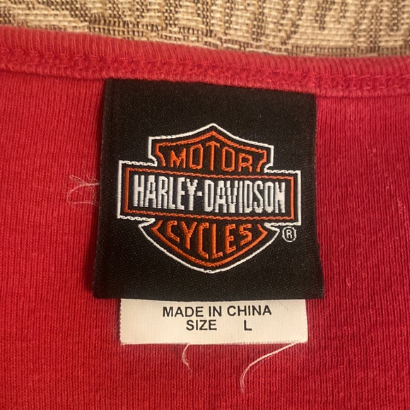 Harley Davidson Womens TShirt size Large - Picture 6 of 8